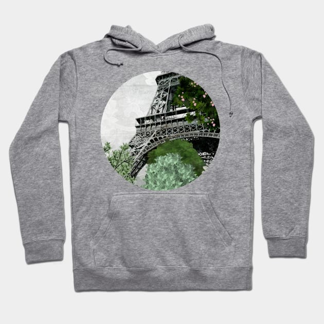 Eiffel Tower Hoodie by KatherineBlowerDesigns